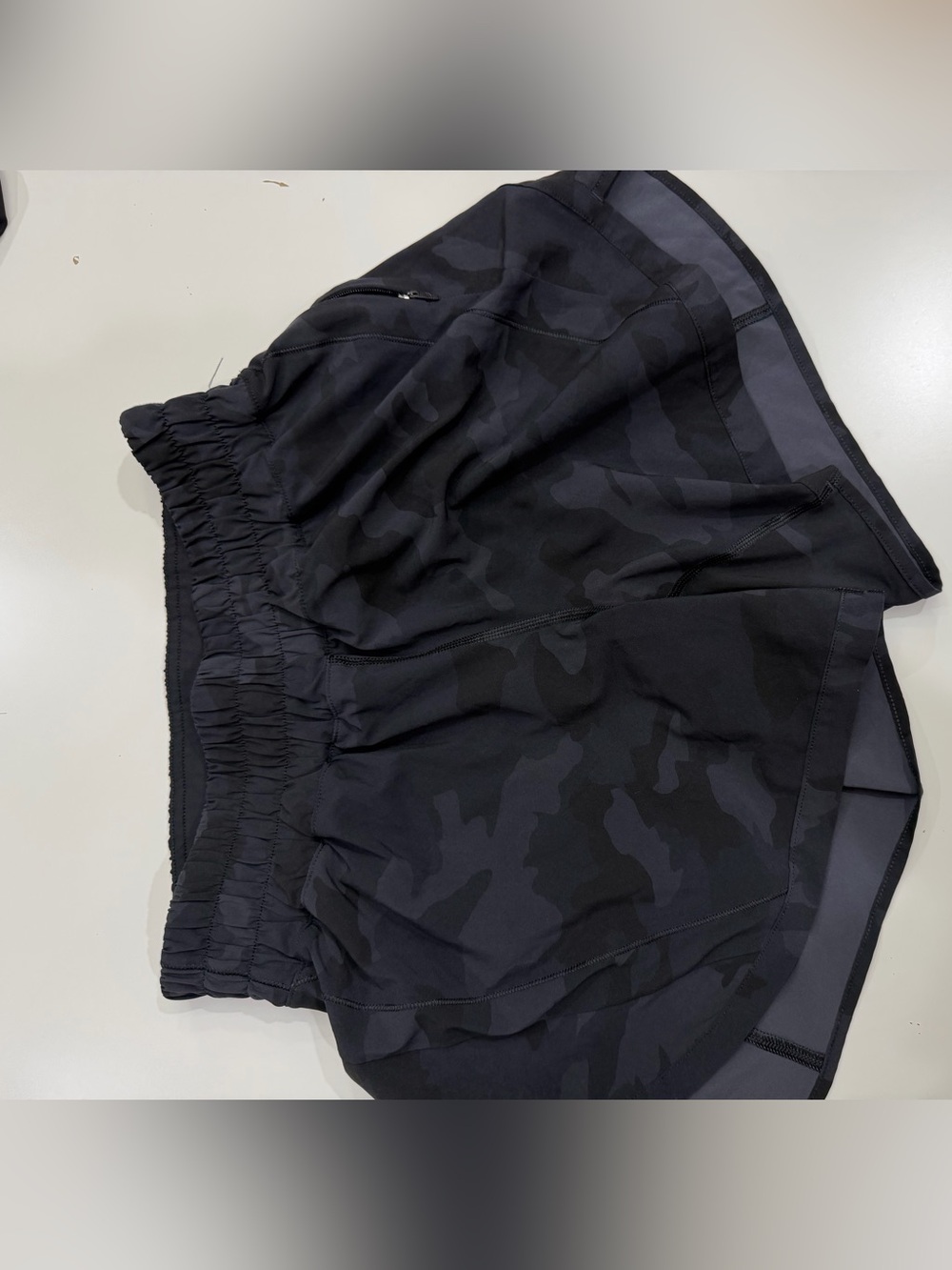 lululemon athletica Black Camo Running Shorts